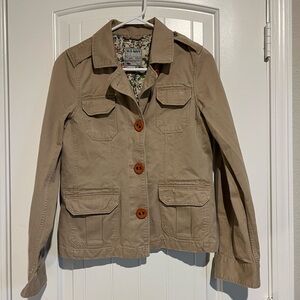 Old Navy Women's Utility Jacket with Brown Buttons
